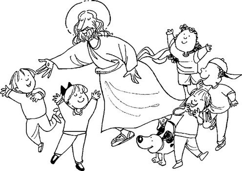 Jesus Clip Art Black And White N3