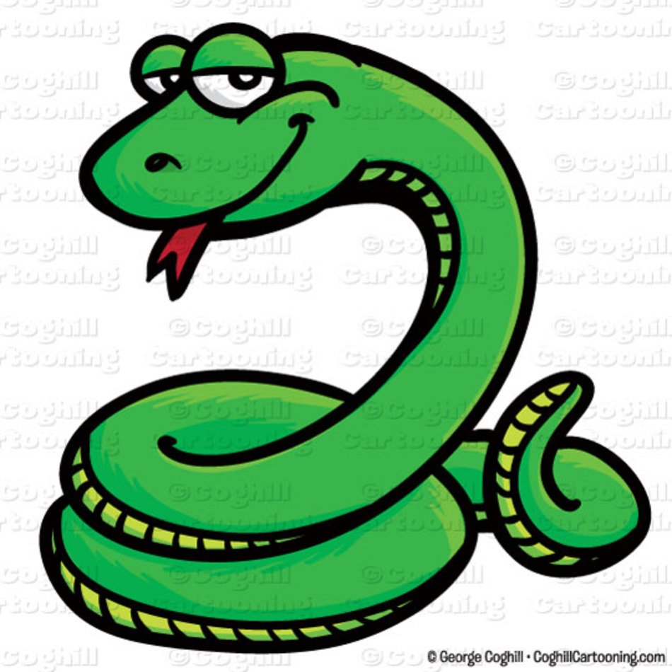Cartoon Snake Clip Art N24