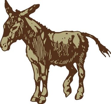 Donkey Clip Art N20