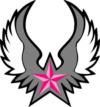 Star With Wings Clip Art