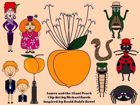 James And Giant Peach Clip Art