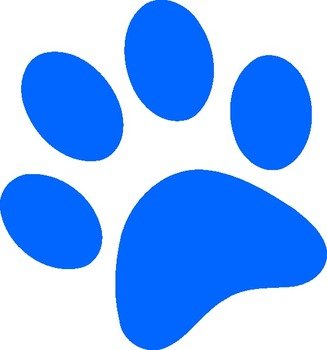 Bobcat Paw Print Clip Art N4