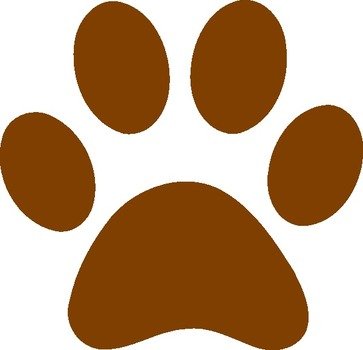Bear Paw Print Clip Art N2