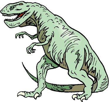 T Rex Dinosaur Clip Art N11