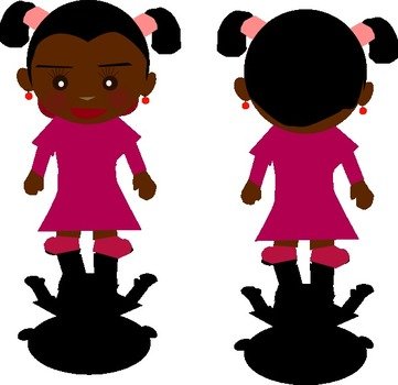 Little Black Girl Clip Art N5