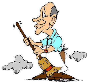 People Cleaning Clip Art N4