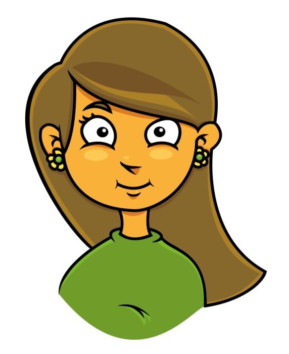 Pretty Girl Face Clip Art