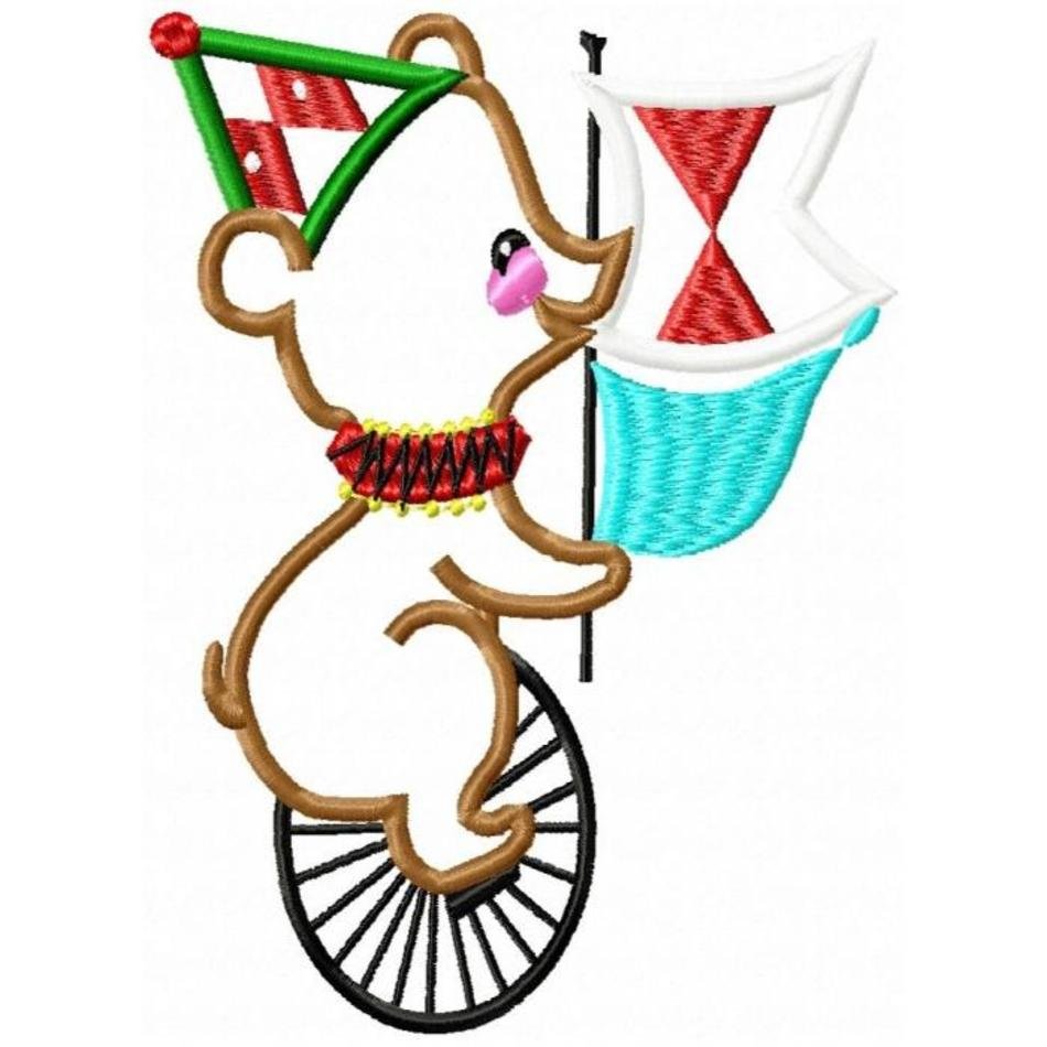 Circus Applique Designs Bear