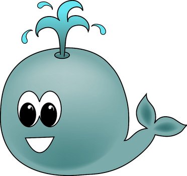 Cartoon Whale Clip Art N2