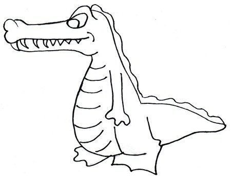 Crocodile Coloring Pages Printable