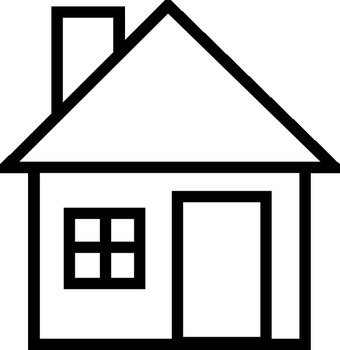 House Clip Art Black And White N7