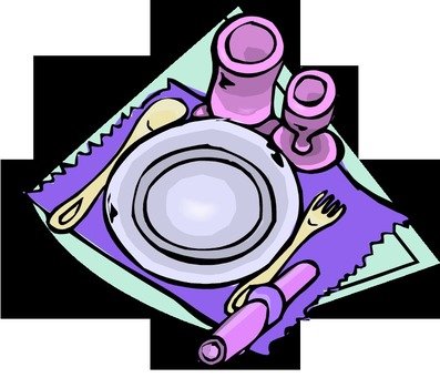 Set Table Clip Art N2