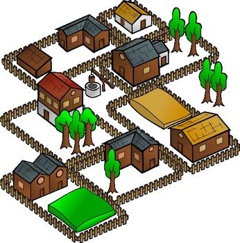 Village Clip Art N6