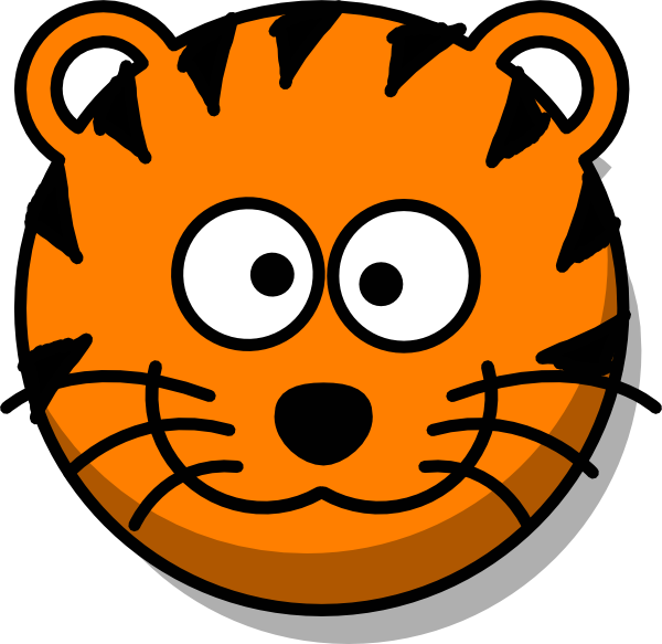 Cartoon Tiger Head Clip Art Free Image