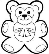 Teddy Bear Coloring Pages N2