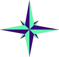 Compass Star Clip Art