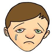 male Sad Face, Clip Art