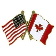 american and canadian flag