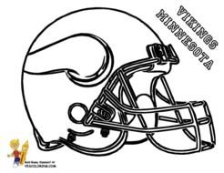Football Helmet Coloring Pages N4