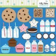 Milk And Cookies Clip Art N7