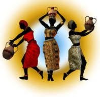 African American Woman Clip Art N27