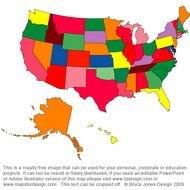 United States Map Blank N2