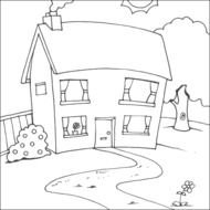 House Coloring Pages N2