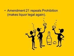 21 Amendment as the inscription in the picture