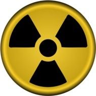 round yellow medical sign