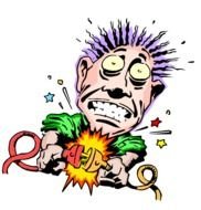 Electric Shock Cartoon N5