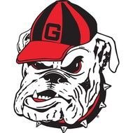 isolated logo of Georgia Bulldogs on the white background
