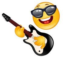 Rock Star Smiley Face