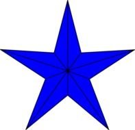 Blue Star Clip Art N14