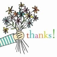 Thank You So Much Clip Art drawing