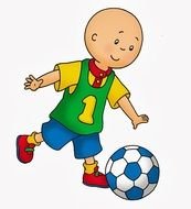Caillou Cartoon drawing