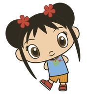 cartoon girl character