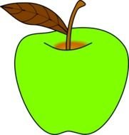 Green Apple Clip Art N18