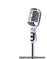 Old School Microphone Clip Art N2