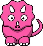 Pink Dinosaur Clip Art N2