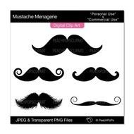 Mustache Clip Art N23