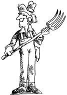 Farmer Clip Art N27
