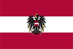 Clipart of Austria Flag