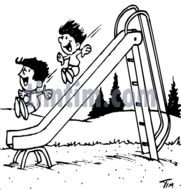 Kids Playground Drawing