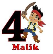 Jake And The Never Land Pirates cartoon character at digit 4