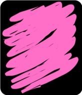 Pink Pastel Clipart Medium Size