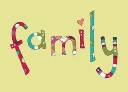 family as a picture for clipart