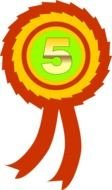 "5th place" clipart
