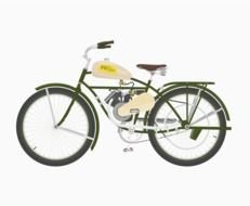 Bike with motor clipart