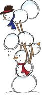 Clip art snowmen Gymnastics