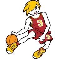 Playing Basketball Clip Art N6